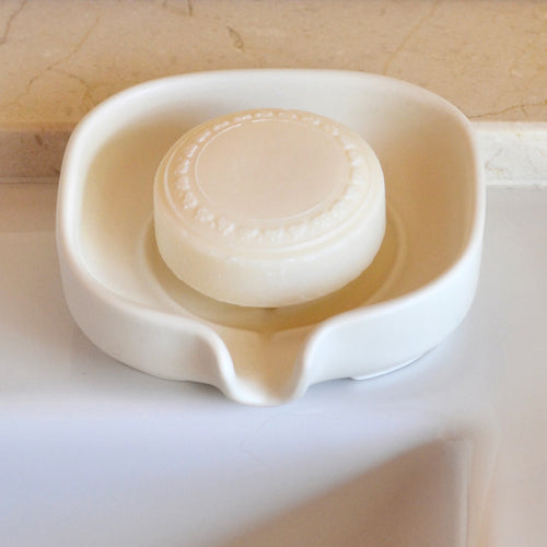 Porcelain Soap Tray – Self-Draining