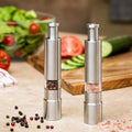 Premium Stainless Steel Salt & Pepper Grinder Set